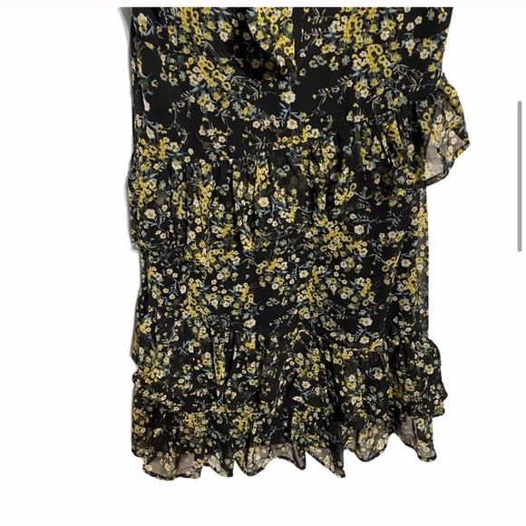 Lulus Black Main Squeeze Floral Ruffle Mini Dress - Picture 6 of 6